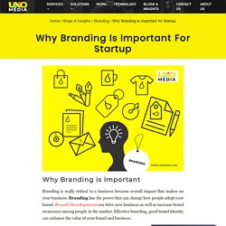 Why Branding is Important for Startup