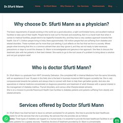 Why Choose Doctor Sfurti Mann
