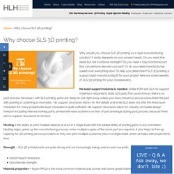 Why choose SLS 3D printing? - HLH Prototypes Co Ltd