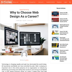 Why to Choose Website Design As a Career