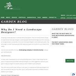 Why Do I Need a Landscape Designer?