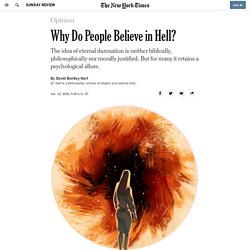 Why Do People Believe in Hell?