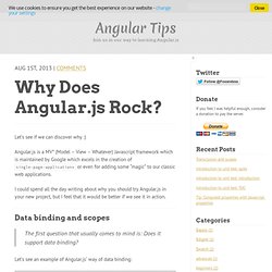 Why does Angular.js rock?