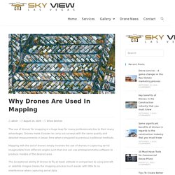 Why Drones Are Used In Mapping