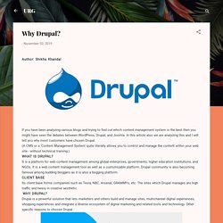 Why Drupal?