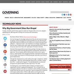 Why Big Government Sites Run Drupal