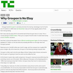 Why Groupon Is No Ebay