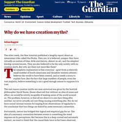 Why do we have creation myths?