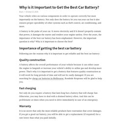 Cheap Car Batteries in Melbourne