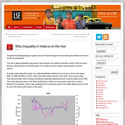 Why inequality in India is on the rise