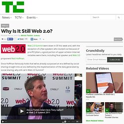 Why Is It Still Web 2.0?