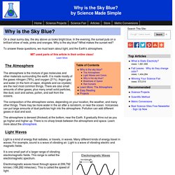 Blue Sky - Why is the Sky Blue?