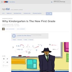 Why Kindergarten Is The New First Grade : NPR Ed
