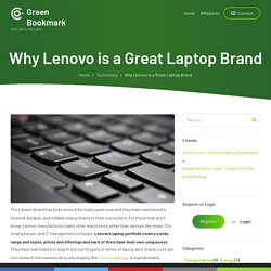 Why Lenovo is a Great Laptop Brand
