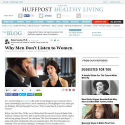 Why Men Don't Listen to Women 