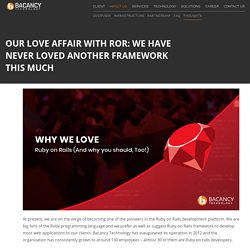 Why We Love Ruby on Rails (And why you should, Too!)