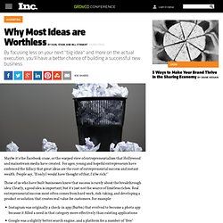 Why Most Ideas are Worthless