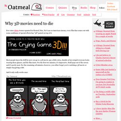 Why 3D movies need to die
