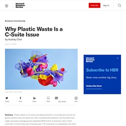 Why Plastic Waste Is a C-Suite Issue