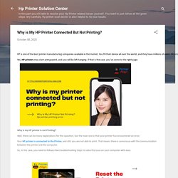 Why is My HP Printer Connected But Not Printing?