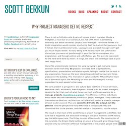 Why project managers get no respect