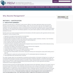 Why Records Management?