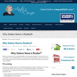 Why Sellers Need a Realtor