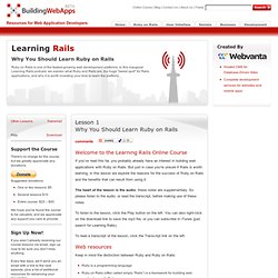 Why You Should Learn Ruby on Rails