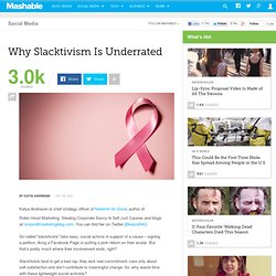 Why Slacktivism Is Underrated
