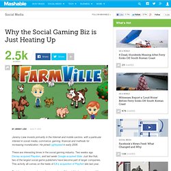 Why the Social Gaming Biz is Just Heating Up
