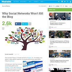 Why Social Networks Won't Kill the Blog