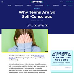 Why Teens Are So Self-Conscious