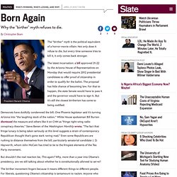 Why the "birther" myth refuses to die. - By Christopher Beam
