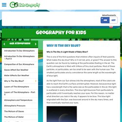 Why Is The Sky Blue? - Geography for Kids