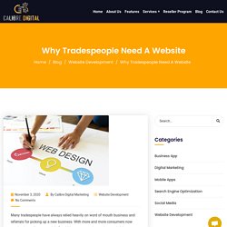 Why Tradespeople Need A Website