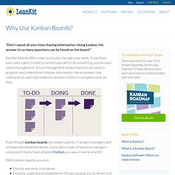 Why Use Kanban Boards