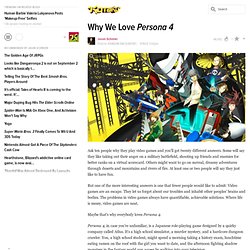 Why We Love Persona 4
