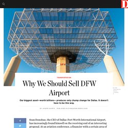 Why We Should Sell DFW Airport