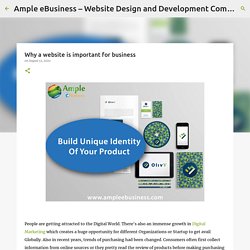Why a website is important for business