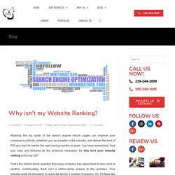 Why isn’t my Website Ranking?