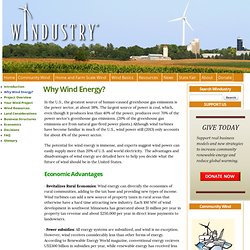 Why Wind Energy?