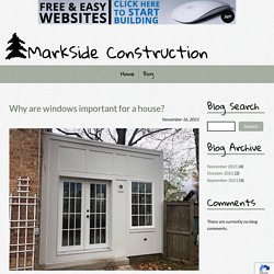 Why are windows important for a house?