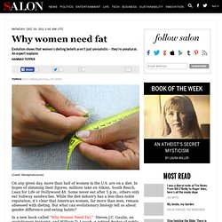 Why women need fat