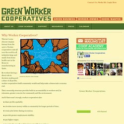 Why Worker Cooperatives? - Green Worker Cooperatives