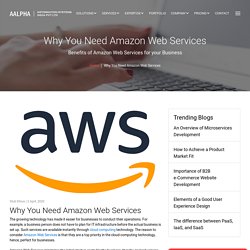Why You Need Amazon Web Services
