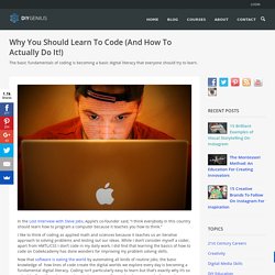 Why You Should Learn To Code (And How To Actually Do It) - DIY Genius