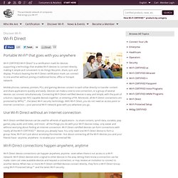 Wi-Fi Direct Overview