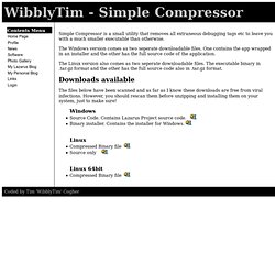 WibblyTim.co.uk - Simple Compressor