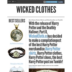 Best Harry Potter Shirts and Merchandise on Tumblr