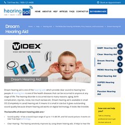 For Digital World - Widex Dream Hearing Aid